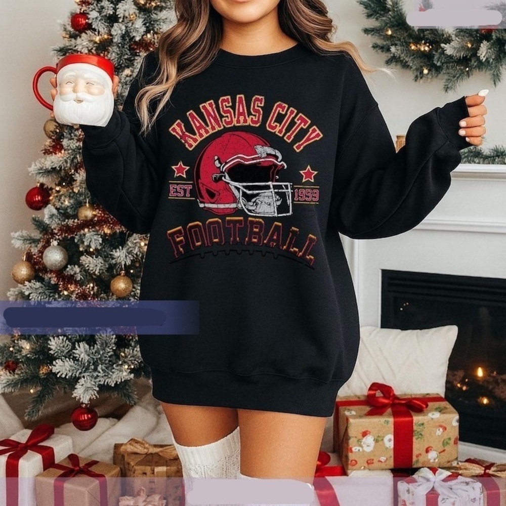 Style Kansas City Football Crewneck Sweatshirt